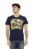 Trussardi Action Blue Cotton Men T-Shirt