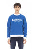 Baldinini Trend Blue Cotton Men Sweater