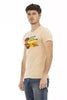 Trussardi Action Beige Cotton Men T-Shirt