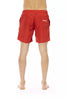 Bikkembergs Red Polyester Men's Swim Short