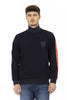 Automobili Lamborghini Blue Cotton Men Sweatshirt
