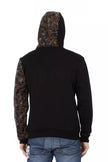 Automobili Lamborghini Black Cotton Men's Sweater with Hood