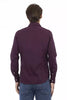 Baldinini Trend Bordeaux Cotton Men Shirt