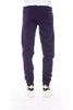 Baldinini Trend Purple Cotton Men Sport Pant