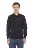 Baldinini Trend Black Cotton Men Shirt