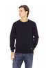 Baldinini Trend Blue Wool Men Sweater