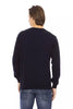 Baldinini Trend Blue Wool Men Sweater
