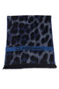 Cavalli Class Blue Wool Men Scarf