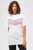 Custo Barcelona White Cotton Women T-Shirt