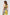 Custo Barcelona Yellow Polyamide Women Top