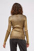 Custo Barcelona Gold Wool Women Sweater