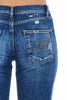 Frankie Morello Blue Cotton Women Jeans