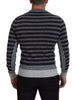 Dolce & Gabbana Elegant Striped Wool Crewneck Sweater