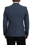 Dolce & Gabbana Elegant Blue Single Breasted Sport Blazer