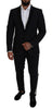 Dolce & Gabbana Elegant Black Silk-Lined Evening Blazer