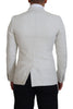 Dolce & Gabbana Elegant White Sicilia Single Breasted Blazer