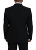 Dolce & Gabbana Sicilian Style Black Single Breasted Blazer