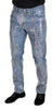 Dolce & Gabbana Exquisite Color Splash Denim Pants