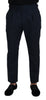 Dolce & Gabbana Elegant Stripe Virgin Wool Trousers