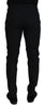 Dolce & Gabbana Elegant Black Wool-Blend Trousers