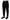 Dolce & Gabbana Sleek Black Italian Designer Pants with Side Buckle
