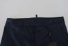 Dolce & Gabbana Elegant Blue Cotton Blend Shorts