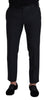 Dolce & Gabbana Elegant Black Wool Blend Trousers