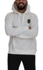 Dolce & Gabbana Stunning White Hooded Sweater
