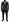 Dolce & Gabbana Elegant Gray Wool Blazer with Blue Rose Embroidery