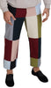 Dolce & Gabbana Stunning Multicolor Patchwork Pants