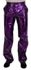 Dolce & Gabbana Elegant Shining Purple Straight Fit Pants