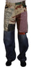 Dolce & Gabbana Patchwork Denim Rich Silk Blend Jeans