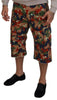 Dolce & Gabbana Italian Designer Multicolor Cargo Shorts