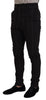 Dolce & Gabbana Elegant Black Striped Chino Pants