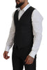 Dolce & Gabbana Elegant Gray Martini Three-Piece Wool Silk Suit