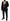 Dolce & Gabbana Elegant Black & Gold Slim Fit 3 Piece Suit
