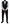 Dolce & Gabbana Elegant Black & Gold Slim Fit 3 Piece Suit