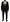 Dolce & Gabbana Elegant Black & Gold Slim Fit 3 Piece Suit