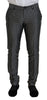 Dolce & Gabbana Elegant Black Silk Blend Slim Fit Suit