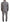 Dolce & Gabbana Elegant Silver Slim Fit Three-Piece Suit