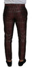 Dolce & Gabbana Bordeaux Fantasy Slim Fit Two-Piece Suit