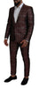 Dolce & Gabbana Bordeaux Fantasy Slim Fit Two-Piece Suit