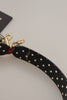 Dolce & Gabbana Elegant Red Python Leather Shoulder Strap