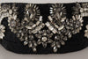 Dolce & Gabbana Elegant Rhinestone-Embellished Silk Belt