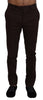 BENCIVENGA Elegant Brown Cotton Blend Trousers