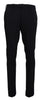 Domenico Tagliente Sophisticated Black Dress Pants for Men