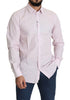 Dolce & Gabbana Elegant Slim Fit Pink Dress Shirt
