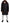 Dolce & Gabbana Elegant Hooded Parka Coat in Black and Bordeaux