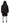 Dolce & Gabbana Elegant Hooded Parka Coat in Black and Bordeaux