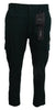 Dolce & Gabbana Elegant Green Slim Fit Cargo Jeans